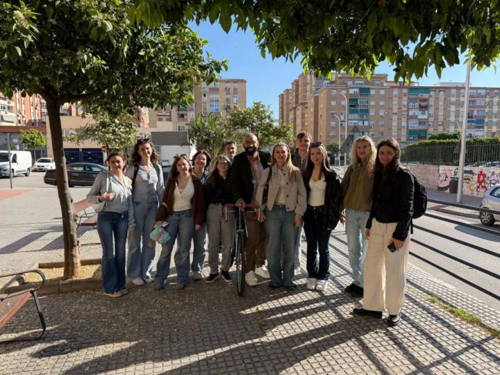 mit den Gastschülern in Malaga